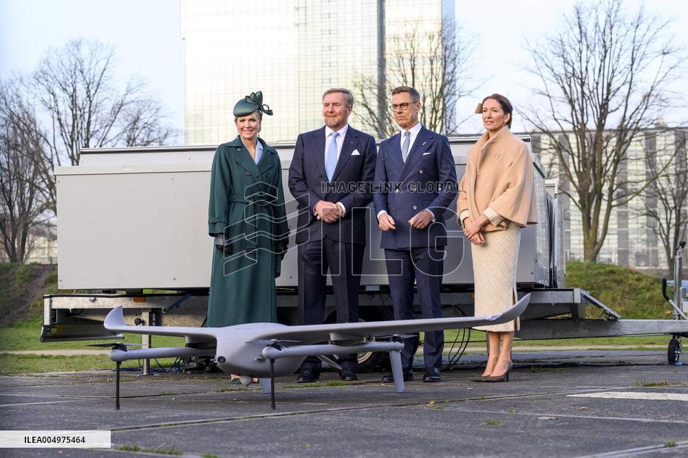 Royals Visit Defensity College - Amsterdam