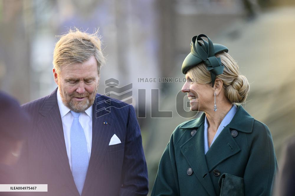 Royals Visit Defensity College - Amsterdam