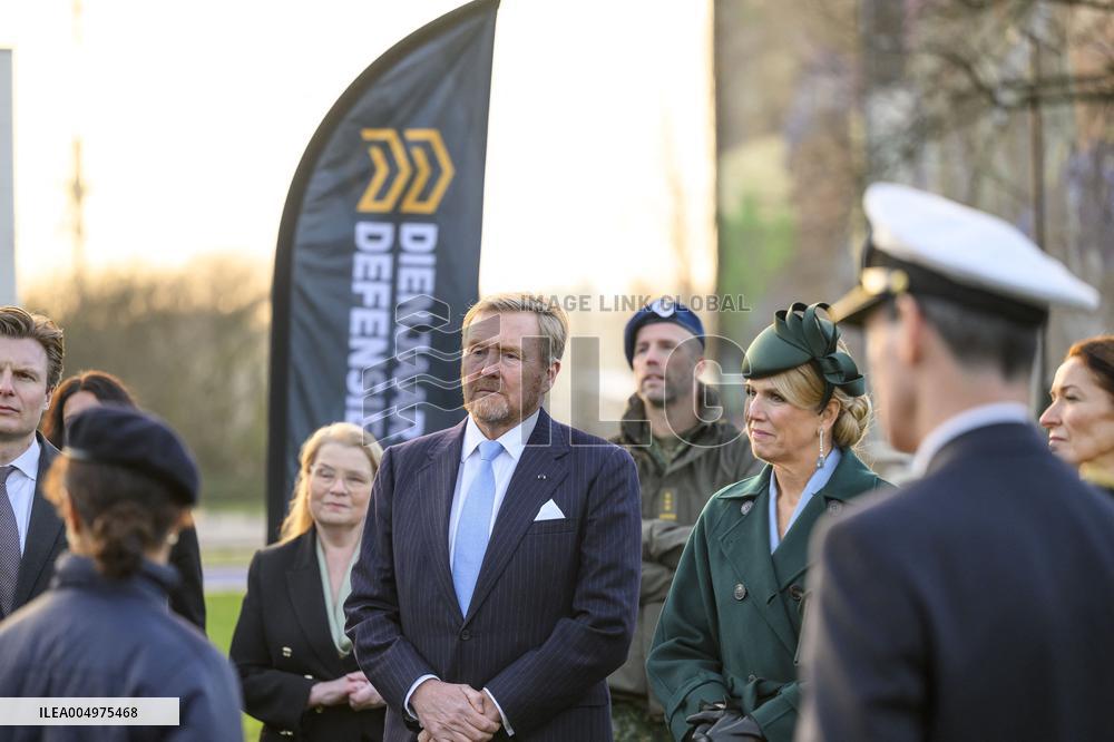 Royals Visit Defensity College - Amsterdam
