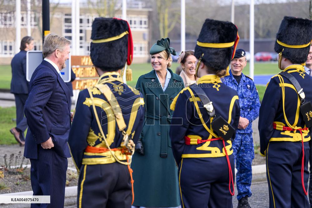 Royals Visit Defensity College - Amsterdam