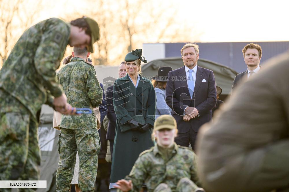 Royals Visit Defensity College - Amsterdam