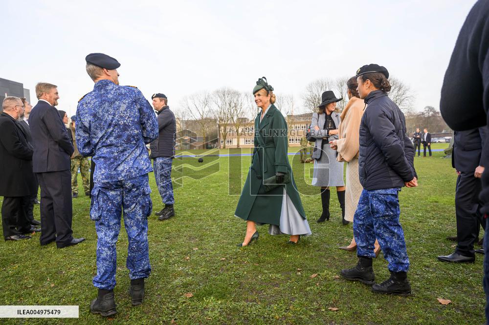 Royals Visit Defensity College - Amsterdam