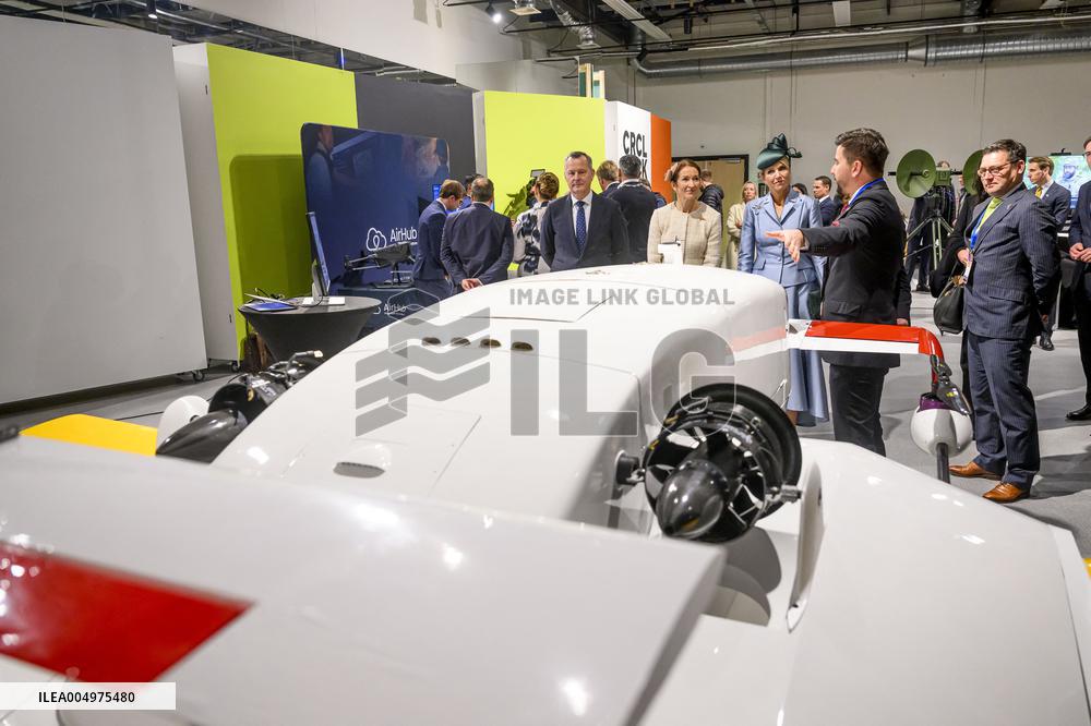 Royals Visit Defensity College - Amsterdam