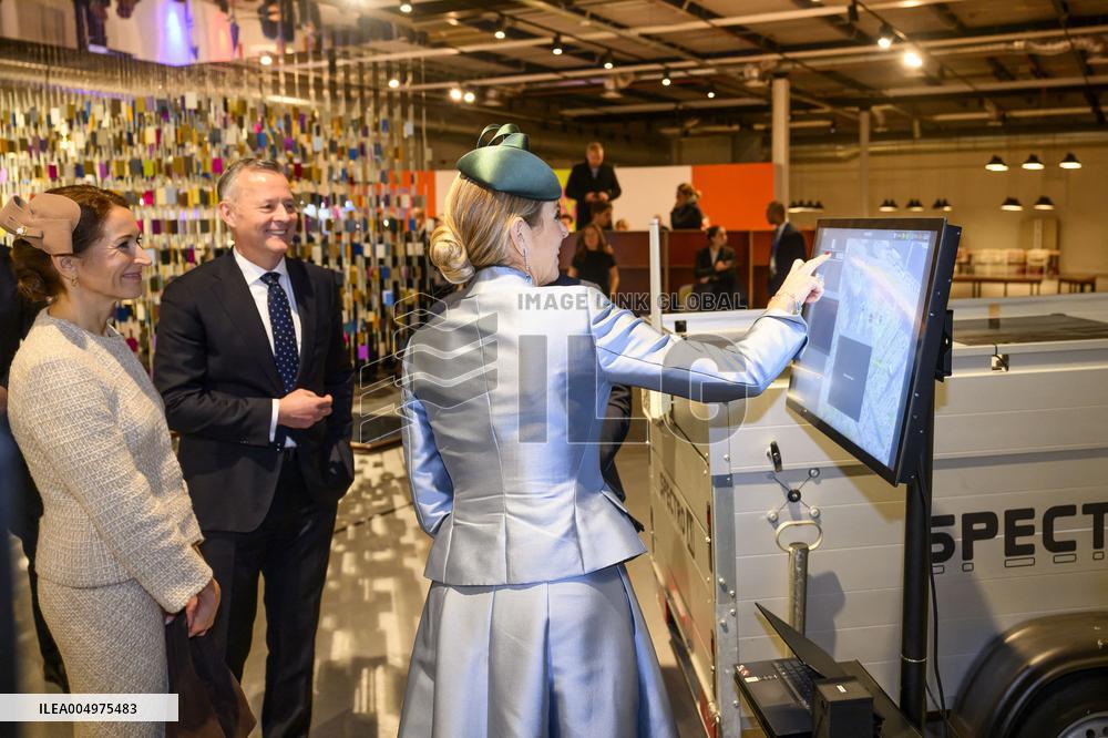 Royals Visit Defensity College - Amsterdam