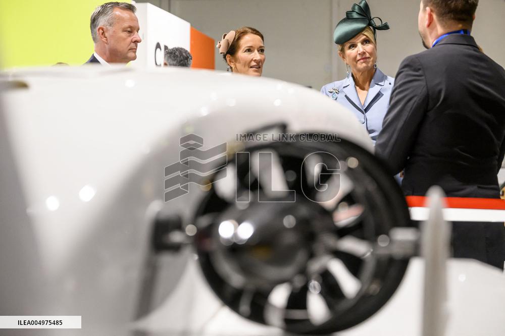 Royals Visit Defensity College - Amsterdam