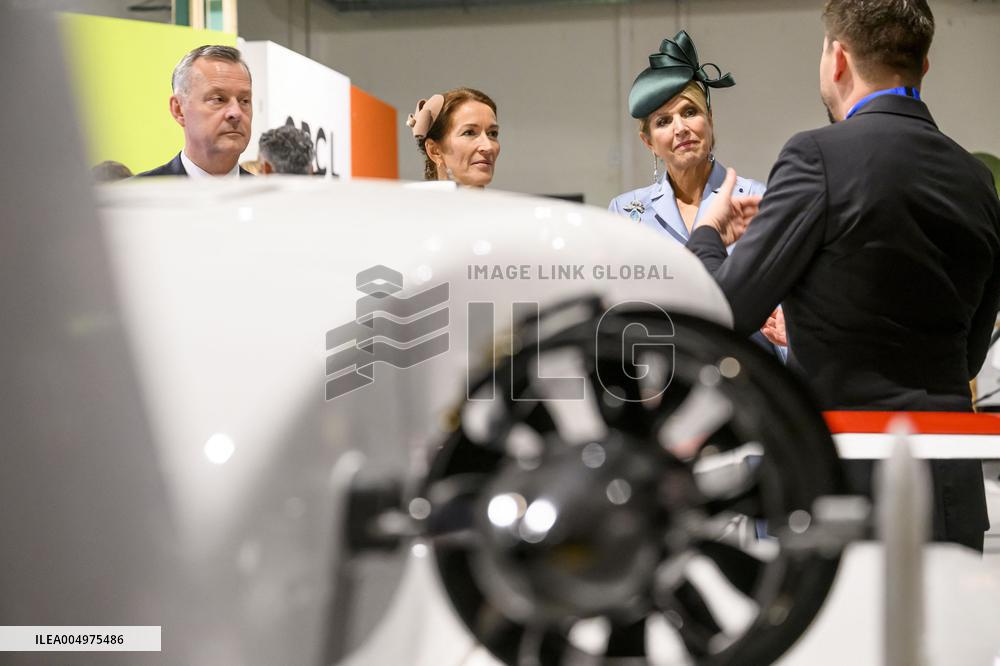 Royals Visit Defensity College - Amsterdam