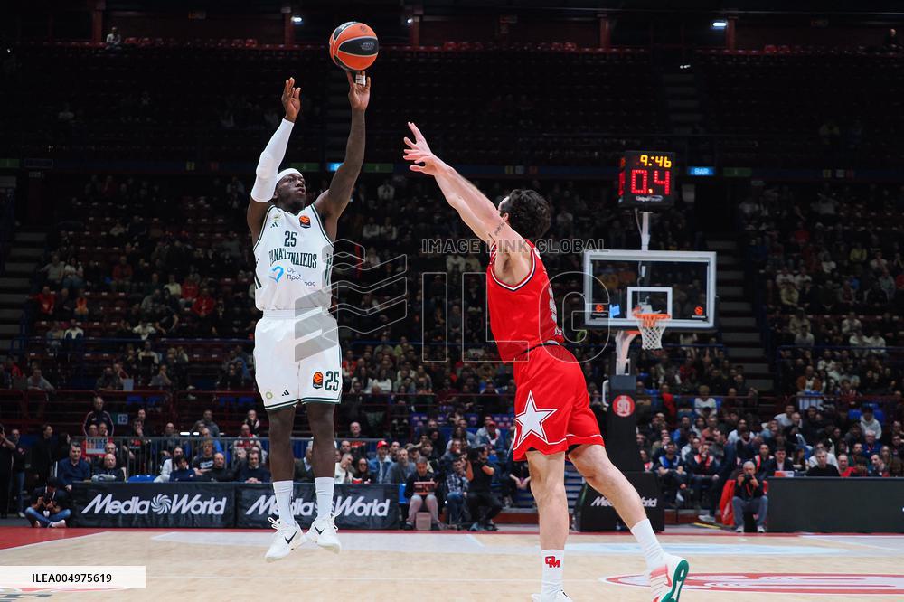 BASKET - Euroleague - Olimpia Milano vs Panathinaikos Atene
