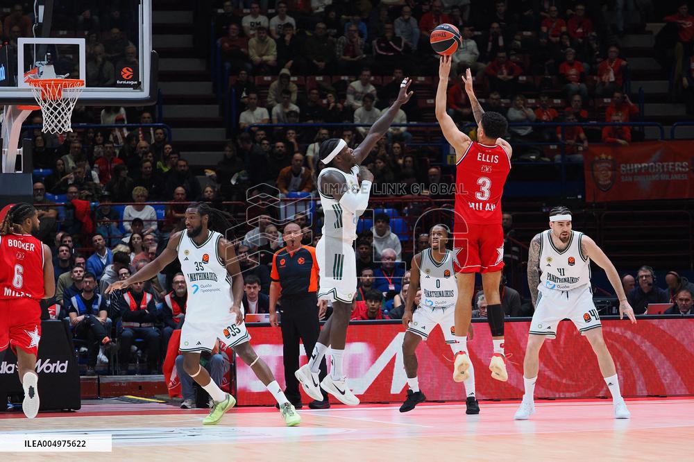 BASKET - Euroleague - Olimpia Milano vs Panathinaikos Atene