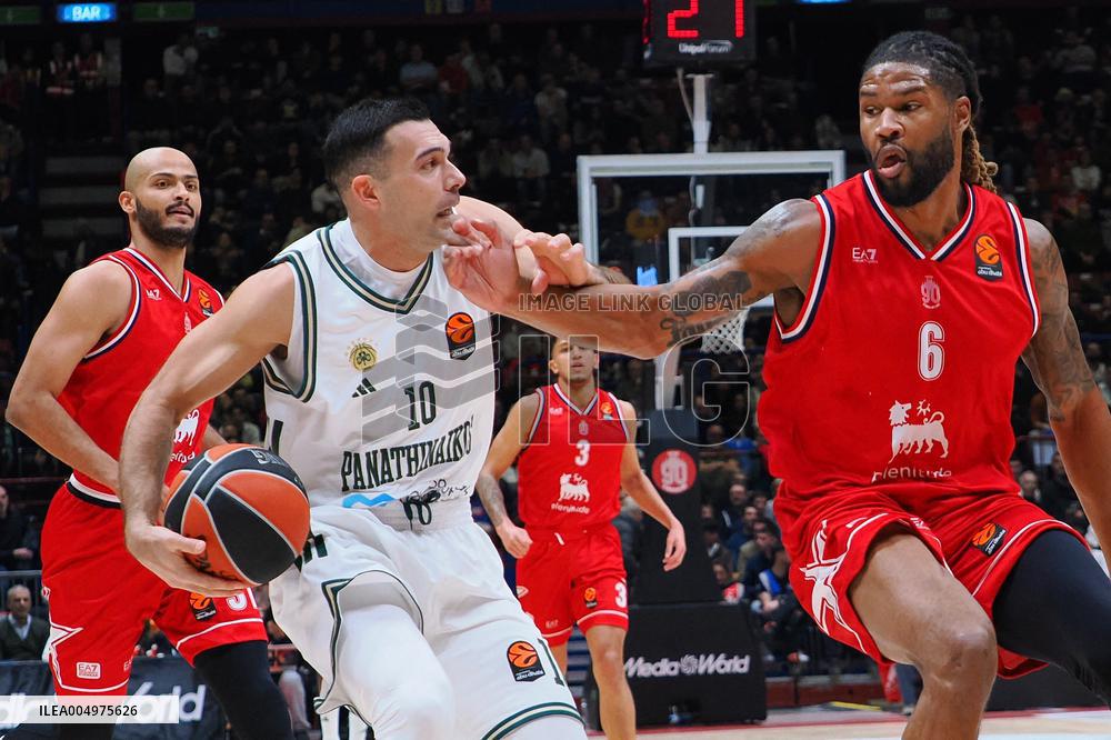 BASKET - Euroleague - Olimpia Milano vs Panathinaikos Atene