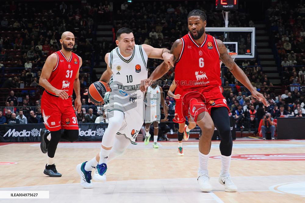 BASKET - Euroleague - Olimpia Milano vs Panathinaikos Atene