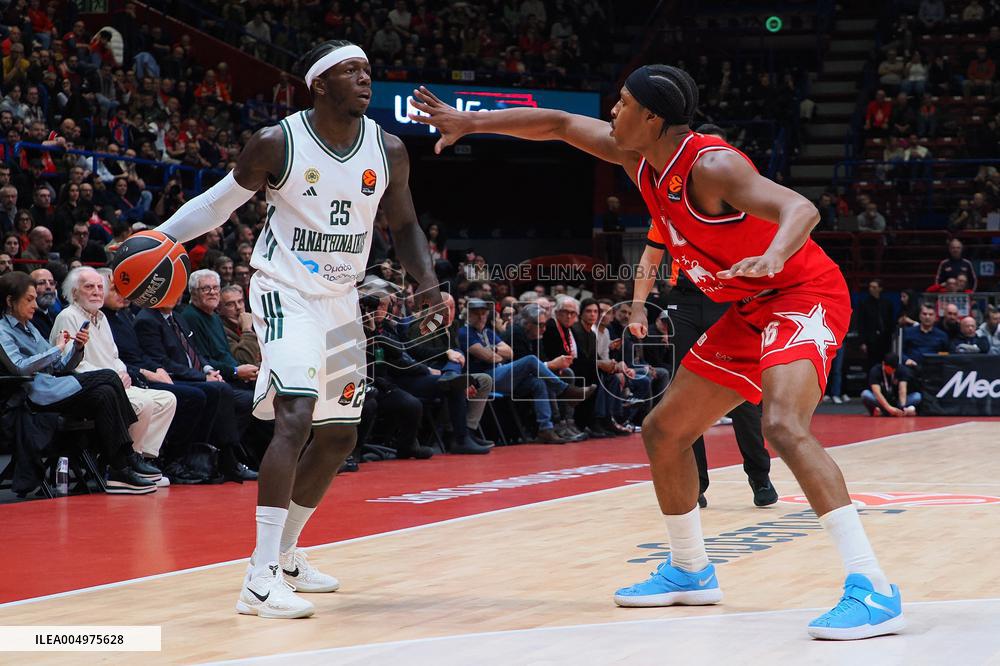 BASKET - Euroleague - Olimpia Milano vs Panathinaikos Atene