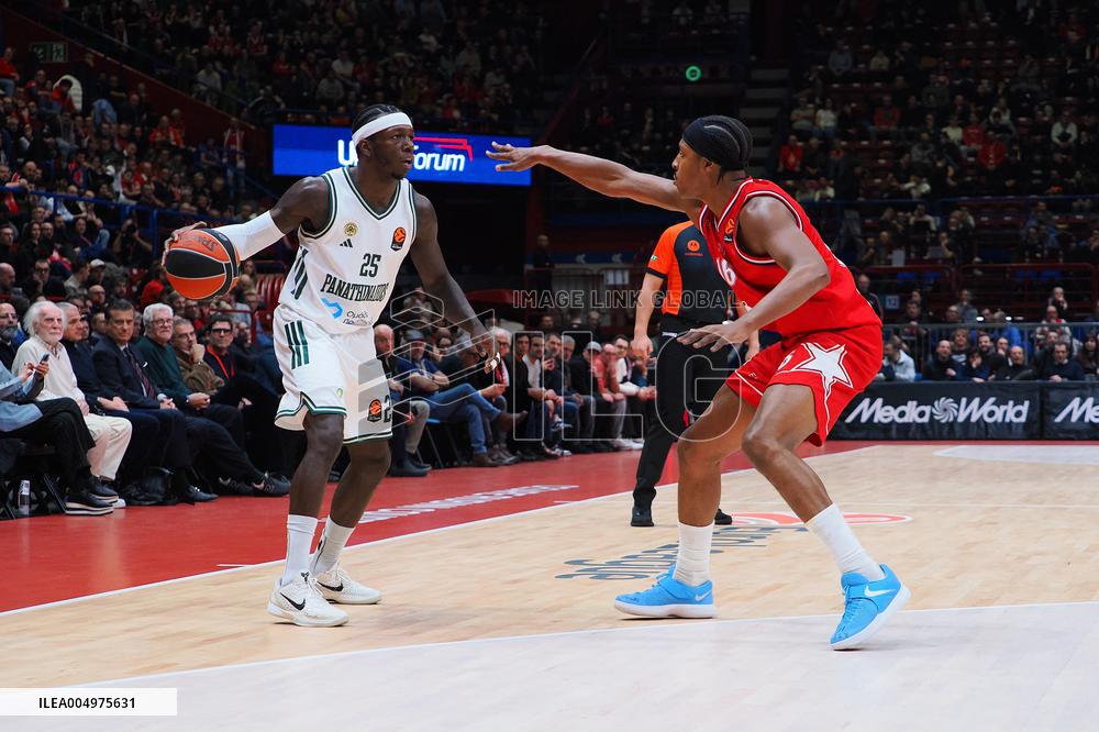 BASKET - Euroleague - Olimpia Milano vs Panathinaikos Atene