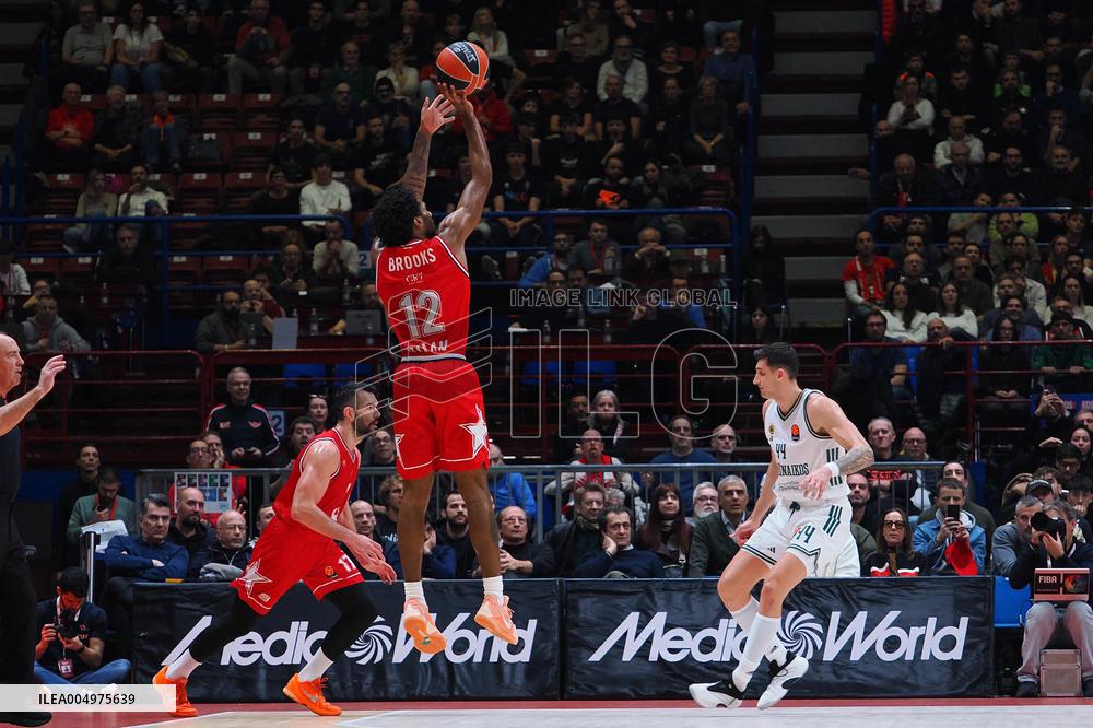 BASKET - Euroleague - Olimpia Milano vs Panathinaikos Atene