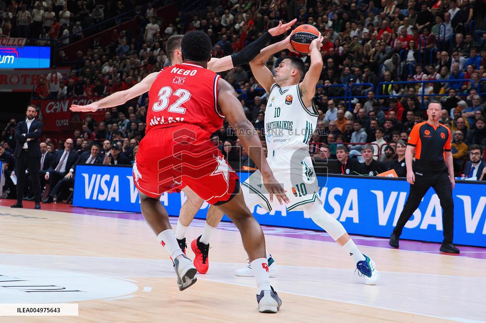 BASKET - Euroleague - Olimpia Milano vs Panathinaikos Atene