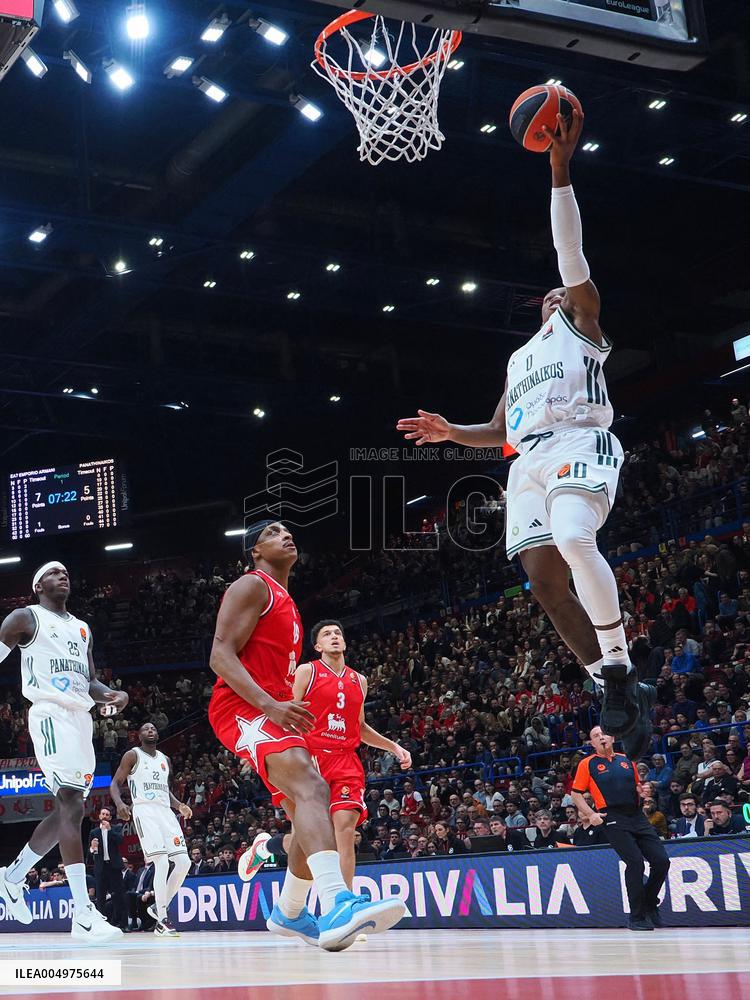 BASKET - Euroleague - Olimpia Milano vs Panathinaikos Atene