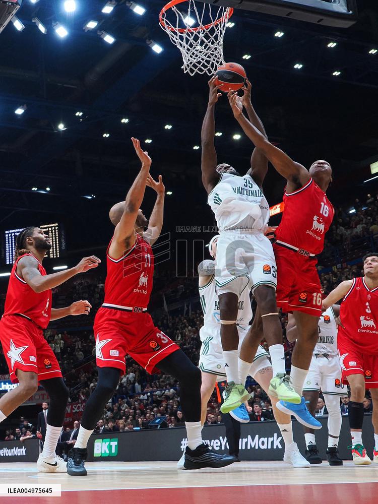 BASKET - Euroleague - Olimpia Milano vs Panathinaikos Atene