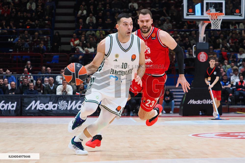BASKET - Euroleague - Olimpia Milano vs Panathinaikos Atene