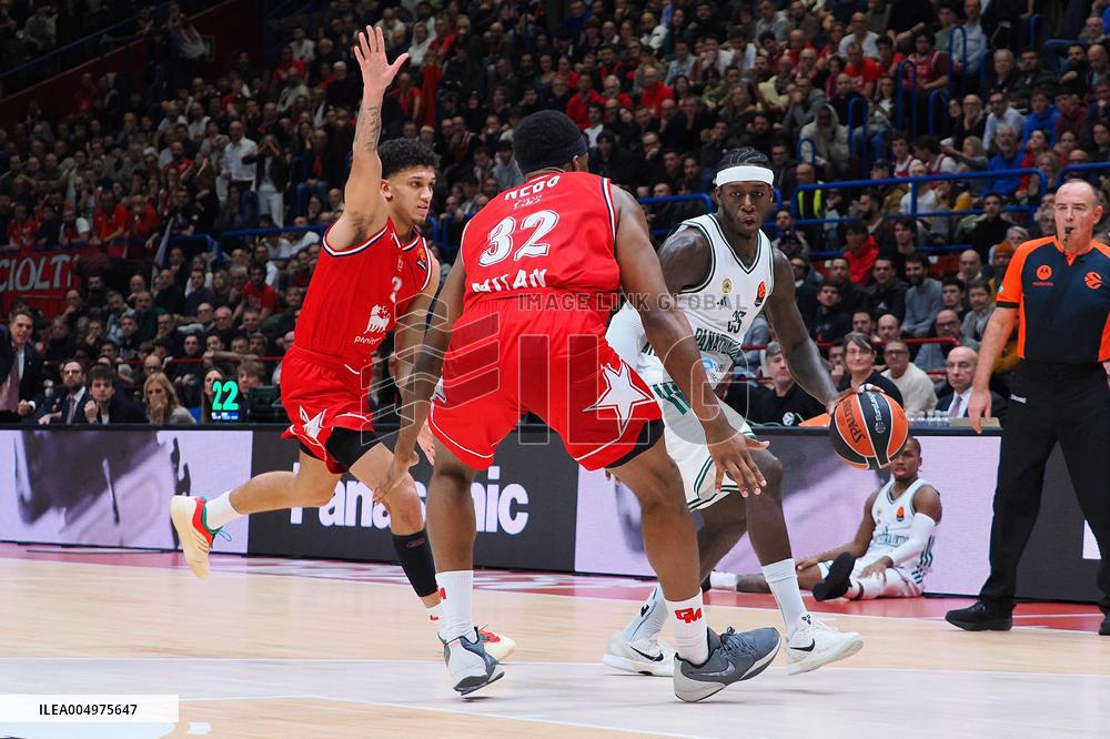 BASKET - Euroleague - Olimpia Milano vs Panathinaikos Atene