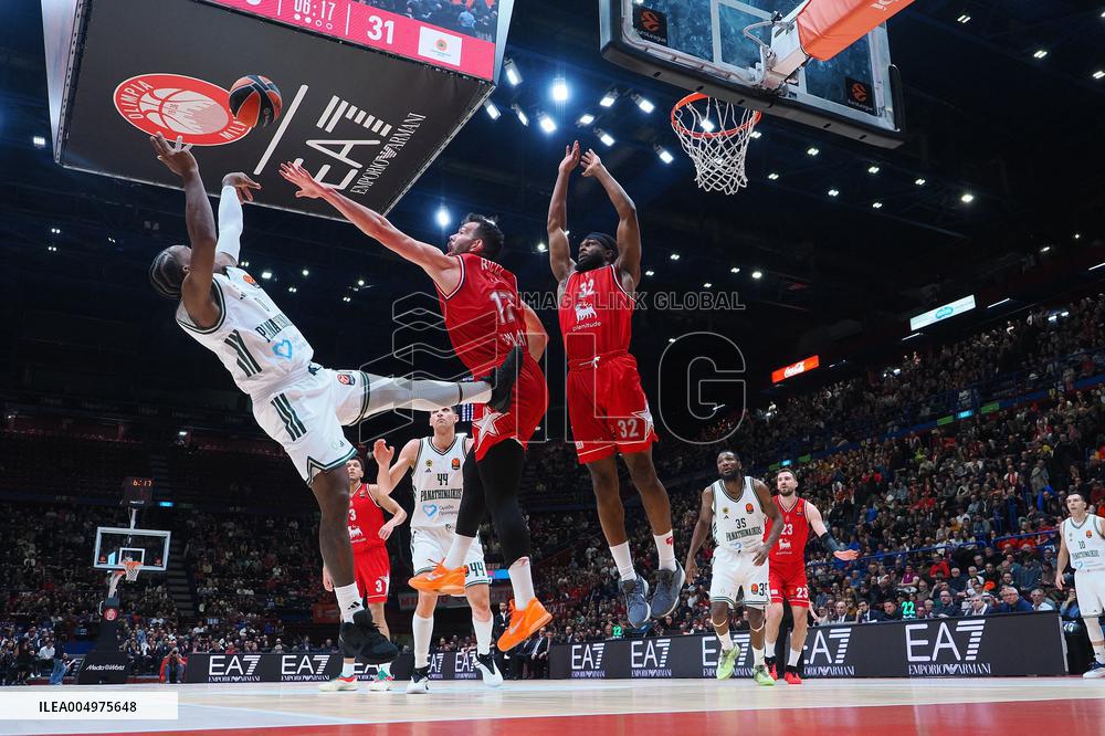 BASKET - Euroleague - Olimpia Milano vs Panathinaikos Atene