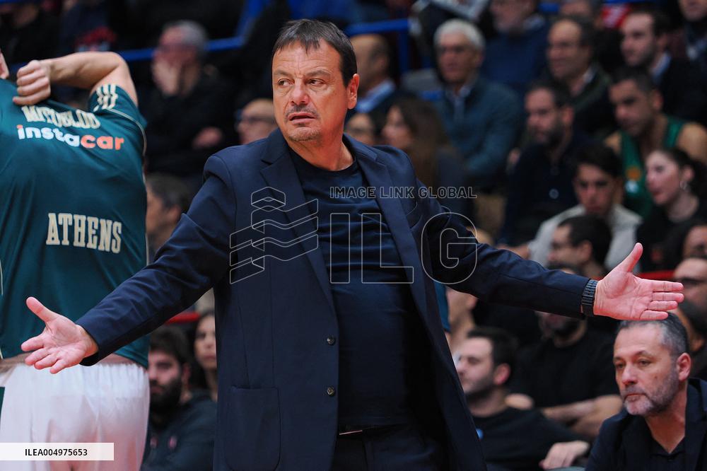 BASKET - Euroleague - Olimpia Milano vs Panathinaikos Atene