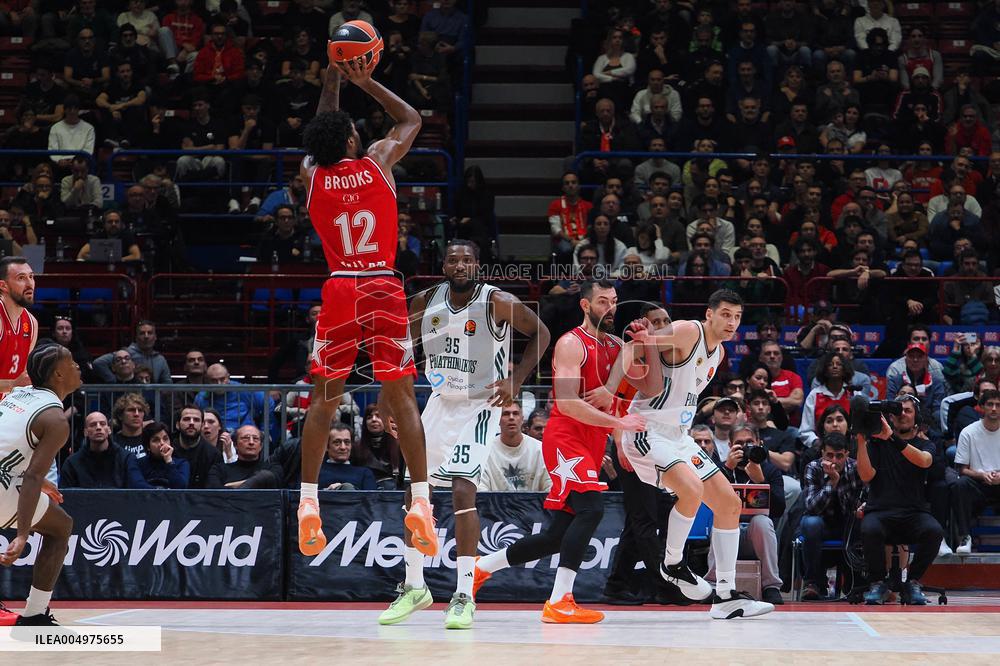 BASKET - Euroleague - Olimpia Milano vs Panathinaikos Atene