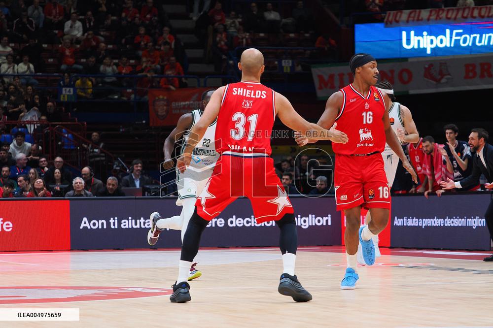 BASKET - Euroleague - Olimpia Milano vs Panathinaikos Atene