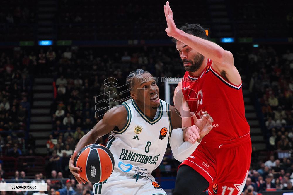 BASKET - Euroleague - Olimpia Milano vs Panathinaikos Atene