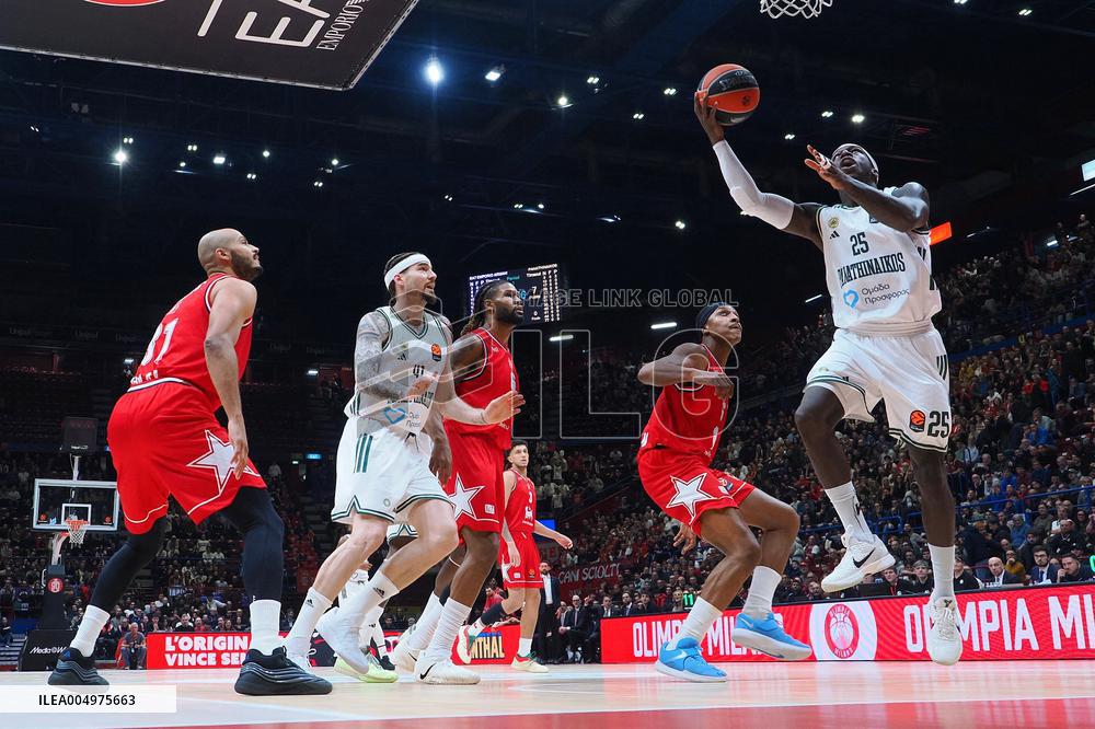 BASKET - Euroleague - Olimpia Milano vs Panathinaikos Atene