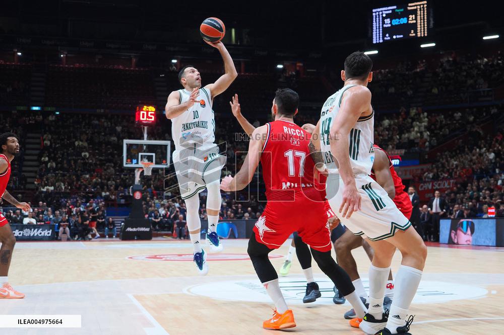 BASKET - Euroleague - Olimpia Milano vs Panathinaikos Atene