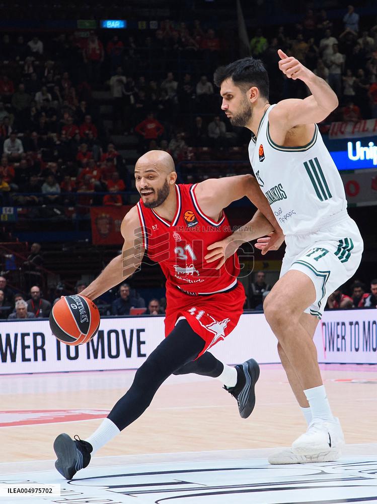 BASKET - Euroleague - Olimpia Milano vs Panathinaikos Atene