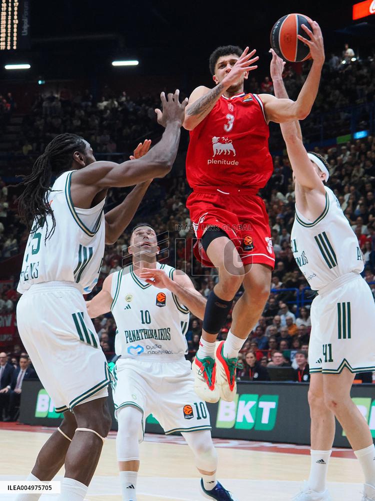 BASKET - Euroleague - Olimpia Milano vs Panathinaikos Atene