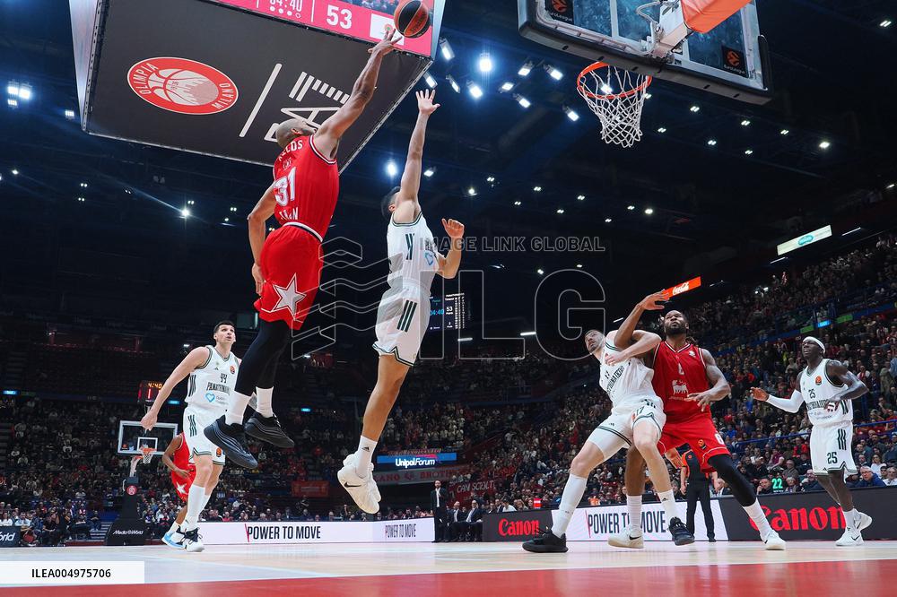 BASKET - Euroleague - Olimpia Milano vs Panathinaikos Atene