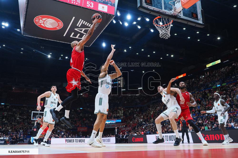 BASKET - Euroleague - Olimpia Milano vs Panathinaikos Atene