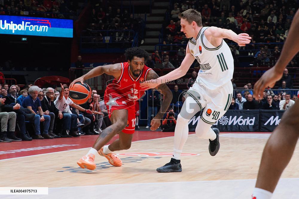 BASKET - Euroleague - Olimpia Milano vs Panathinaikos Atene