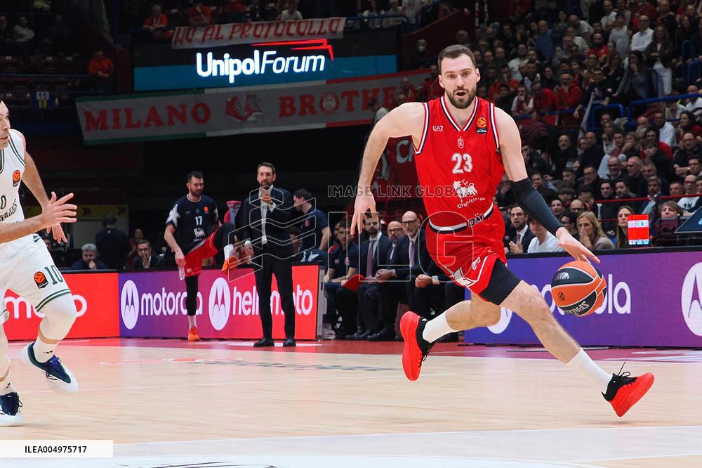 BASKET - Euroleague - Olimpia Milano vs Panathinaikos Atene