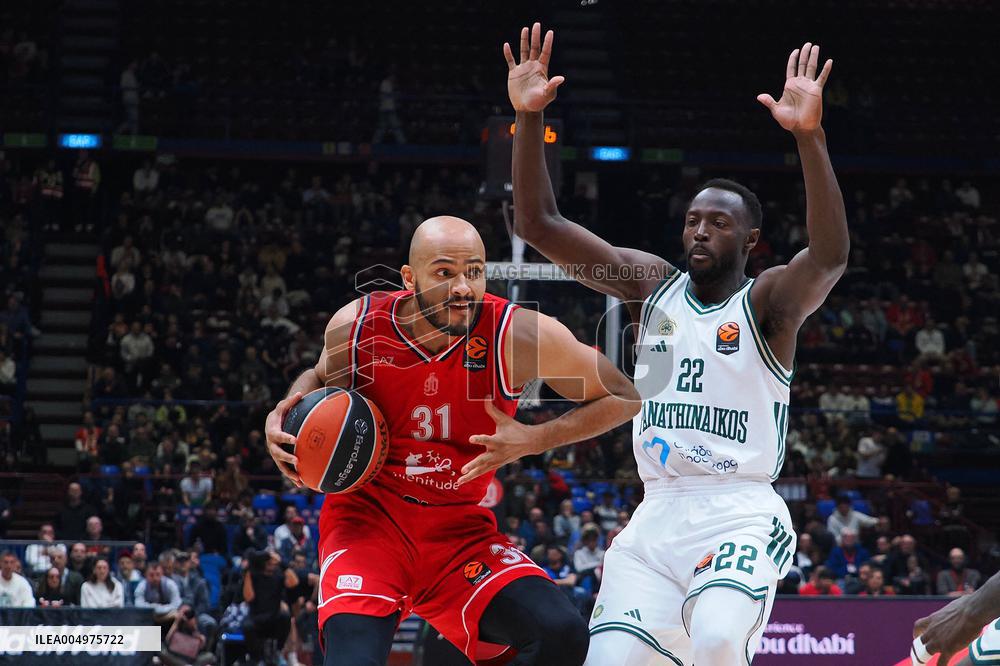 BASKET - Euroleague - Olimpia Milano vs Panathinaikos Atene