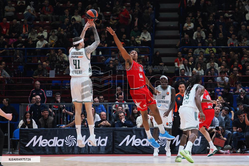 BASKET - Euroleague - Olimpia Milano vs Panathinaikos Atene