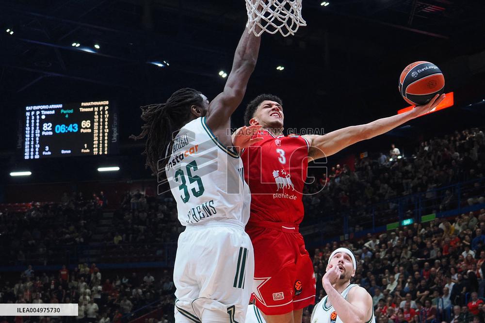 BASKET - Euroleague - Olimpia Milano vs Panathinaikos Atene