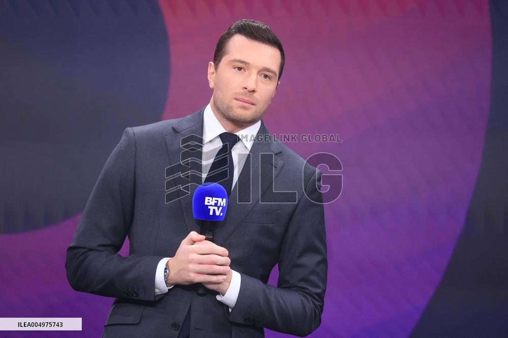 Exclusive - Jordan Bardella on BFMTV