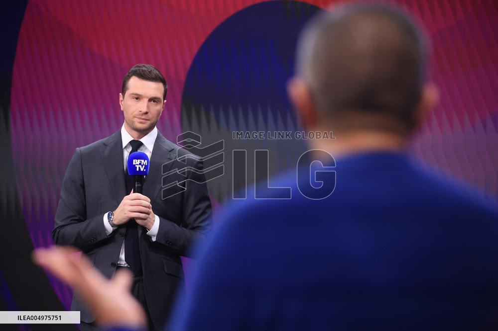 Exclusive - Jordan Bardella on BFMTV