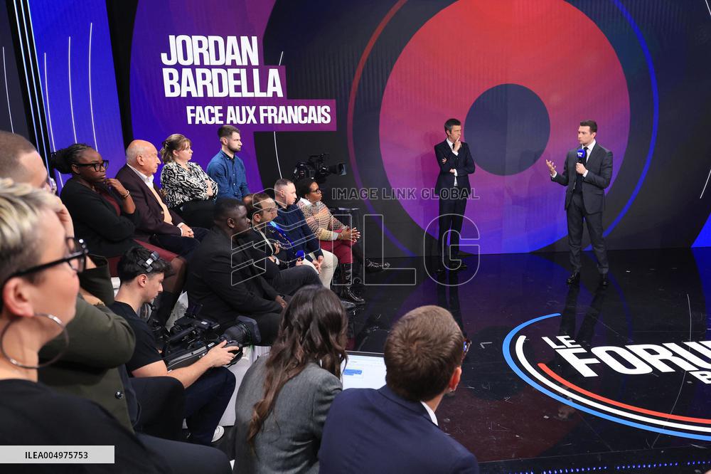 Exclusive - Jordan Bardella on BFMTV
