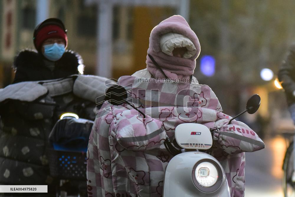 Cold Wave Blue Warning