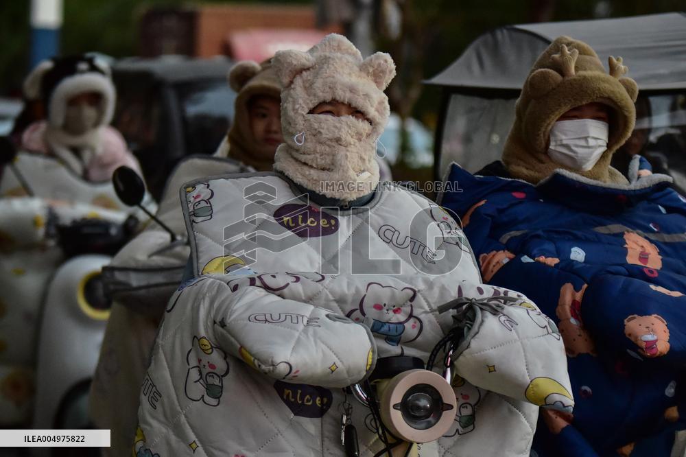 Cold Wave Blue Warning