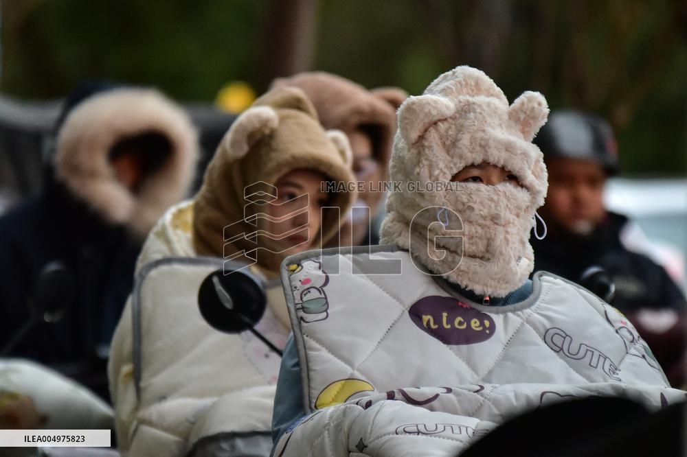 Cold Wave Blue Warning