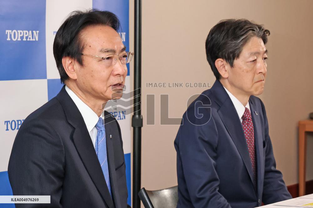TOPPAN Holdings President Change Press Conference