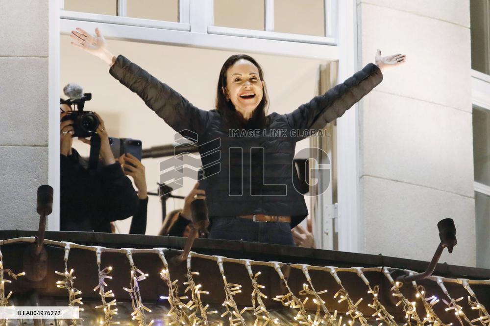 Nobel Peace Prize winner Machado in Oslo