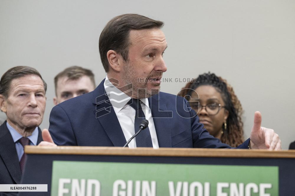 Press conference on gun violence prevention Hart Senate office building