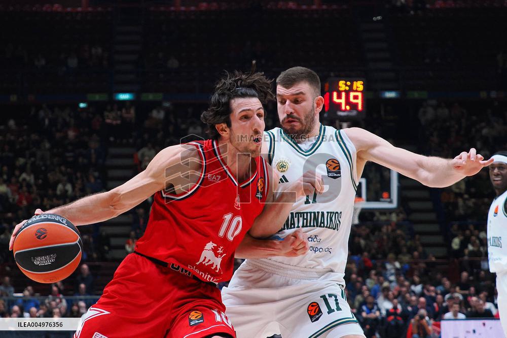 BASKET - Euroleague - Olimpia Milano vs Panathinaikos Atene