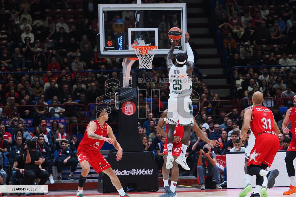 BASKET - Euroleague - Olimpia Milano vs Panathinaikos Atene