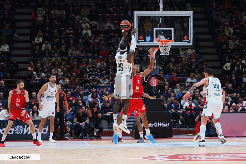 BASKET - Euroleague - Olimpia Milano vs Panathinaikos Atene
